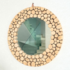Miroir Rotins de bois rond 60cm