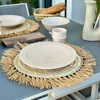 Assiette creuse Tizwelt crème 26cm