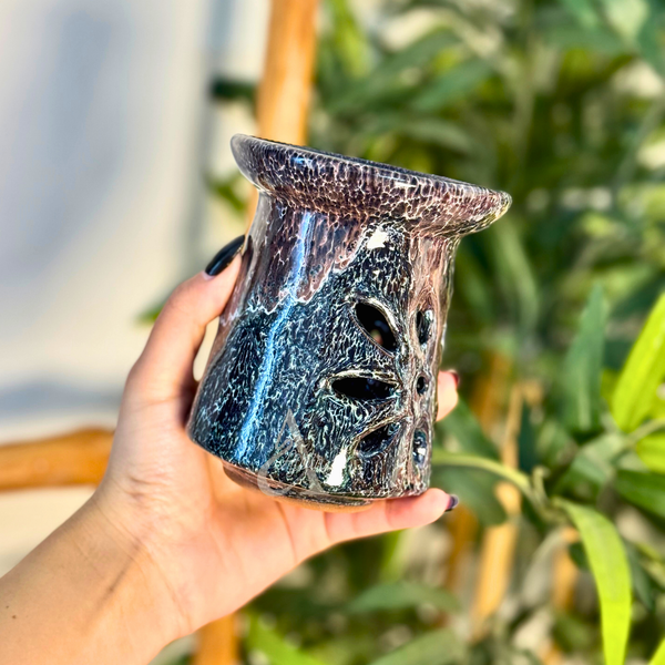 Diffuseur à huile en céramique Riad moucheté