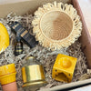 Coffret cadeau artisanal XL jaune moutarde