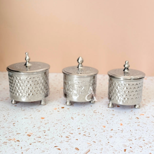 Sucrier traditionnel artisanal martelé petit