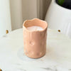 Bougie artisanale parfumée minimaliste – Pot nude en terre cuite