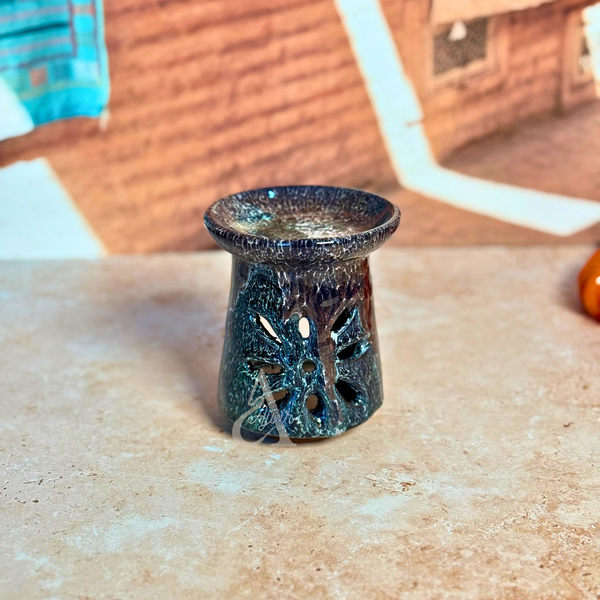 Diffuseur à huile en céramique Riad moucheté