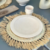 Assiette creuse Tizwelt crème 26cm