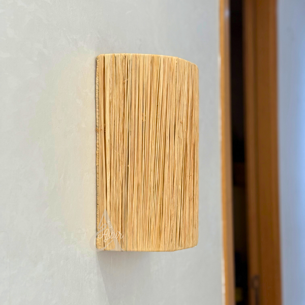 Applique murale en raphia Tasmit