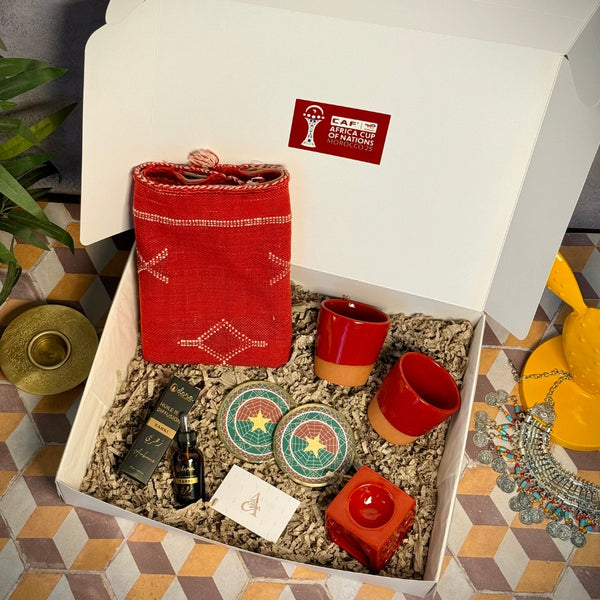 Coffret Cadeau Burkina Faso Ambiance Rouge | Édition CAF 2025