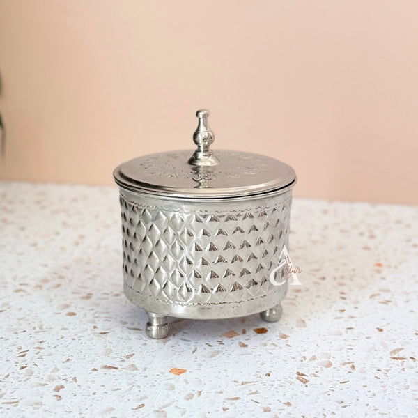 Sucrier traditionnel artisanal martelé grand