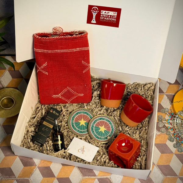 Coffret Cadeau Burkina Faso Ambiance Rouge | Édition CAF 2025