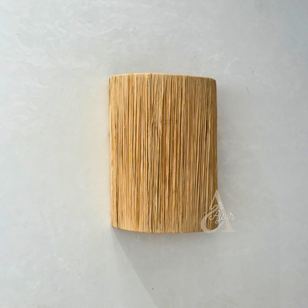 Applique murale en raphia Tasmit