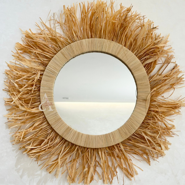 Miroir Bohème Naturel 42cm