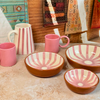 Coffret cadeau artisanal XL Tafoukt rose & crème