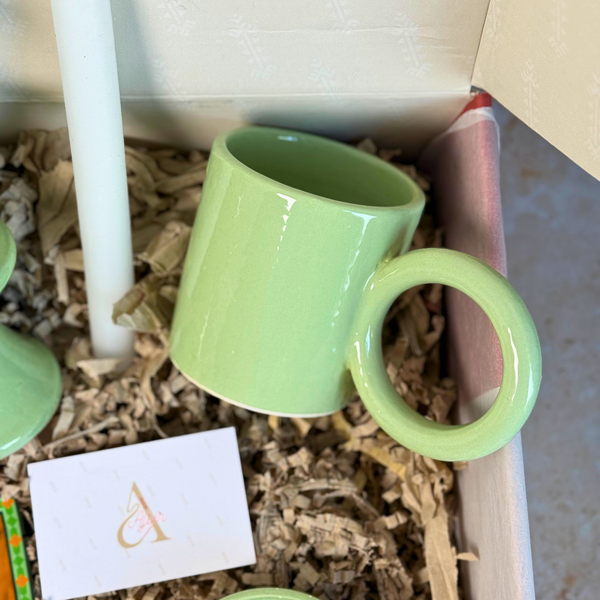 Coffret Cadeau Artisanal Tafsut Vert Pastel