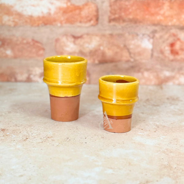 Verre beldi bicolore