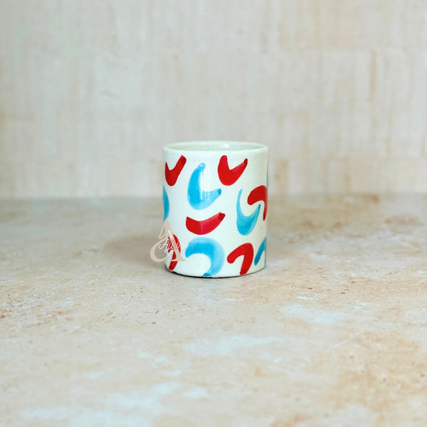 Tasse à café à motifs