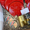 Coffret cadeau artisanal XL Ayli rouge