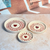 Set de 3 Assiettes Azrar en Céramique Artisanale motif coeur