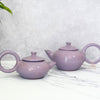 Théière mauve en céramique émaillée grand modèle