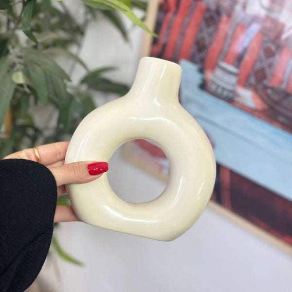 Vase artisanal Tafoukt vernis petit