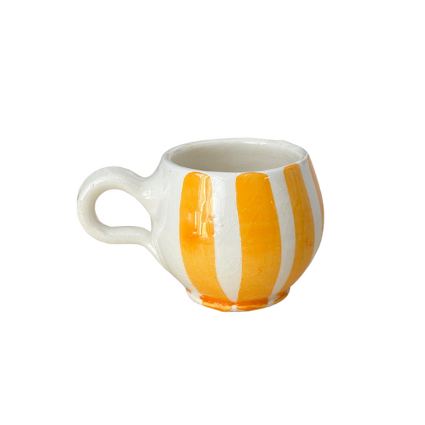 Mug rayé orange clair - Ajbir