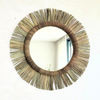 Miroir artisanal en palmier Izem - 3 tailles
