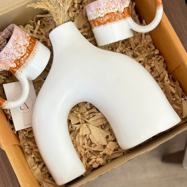 Coffret cadeau artisanal Azul blanc