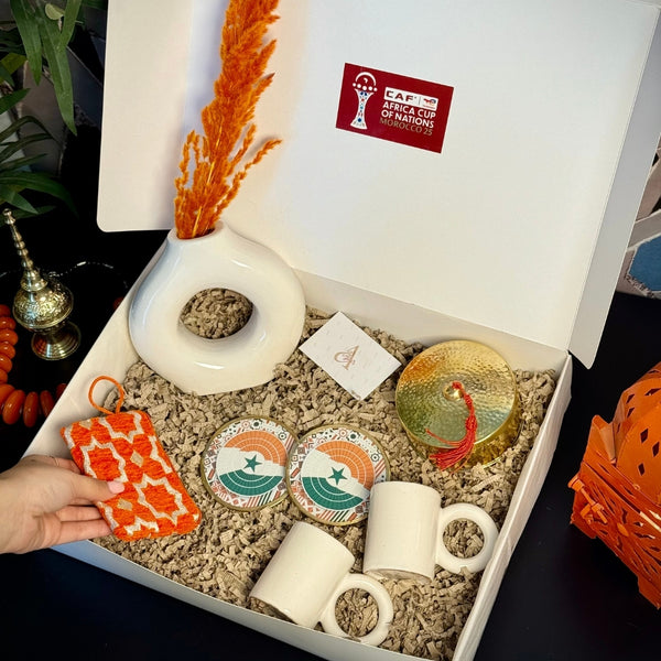 Coffret Cadeau Côte d’Ivoire – Élégance Nomade | Edition CAF 2025