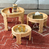Table en bois traditionnelle artisanal Marocaine Grande