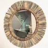 Miroir artisanal en palmier Izem - 3 tailles