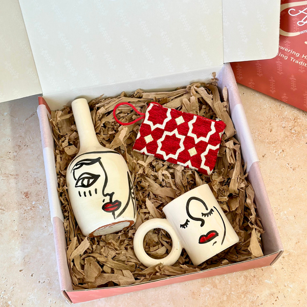 Coffret cadeau artisanal Oudm rouge