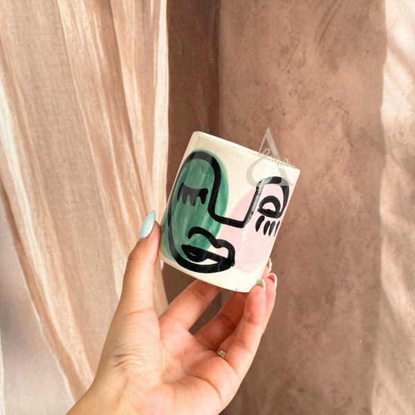 Mug Oudm à anse en haut multicolore
