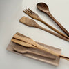 Set de 3 cuillères en bois de noyer pour cuisiner - Ajbir