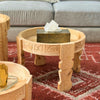 Table en bois traditionnelle artisanal Marocaine moyenne