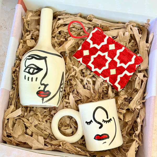 Coffret cadeau artisanal Oudm rouge