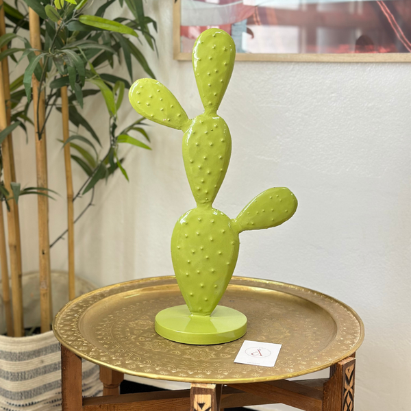 Grand Cactus en métal coloré