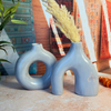 Duo de vases gris