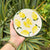 Assiette en céramique artisanale citron 16cm