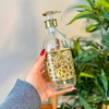 Distributeur de Savon Zellige en Verre & Laiton Doré – 500ml