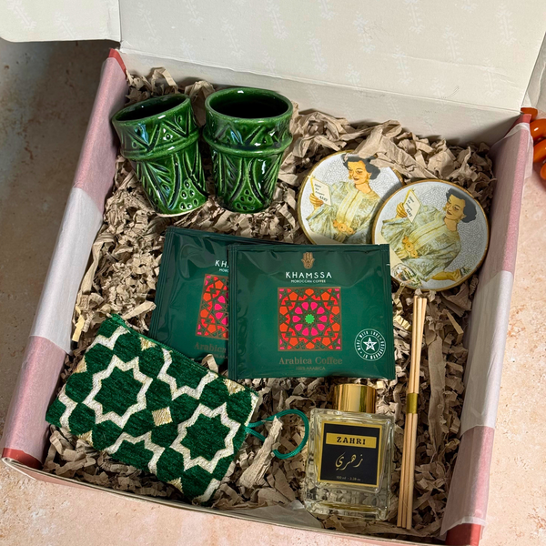 Coffret cadeau artisanal Tizi n Atay vert