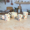 Tasse à café artisanal Tayri coeurs