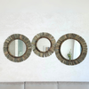 Miroir artisanal en palmier Izem - 3 tailles