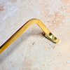 Barre porte-serviette murale en laiton doré 50 cm