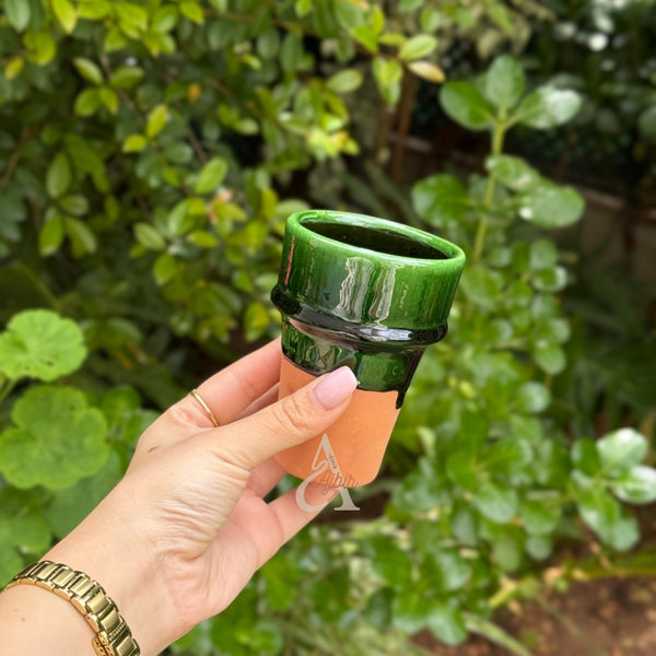 Verre beldi bicolore