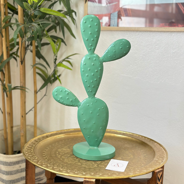 Grand Cactus en métal coloré
