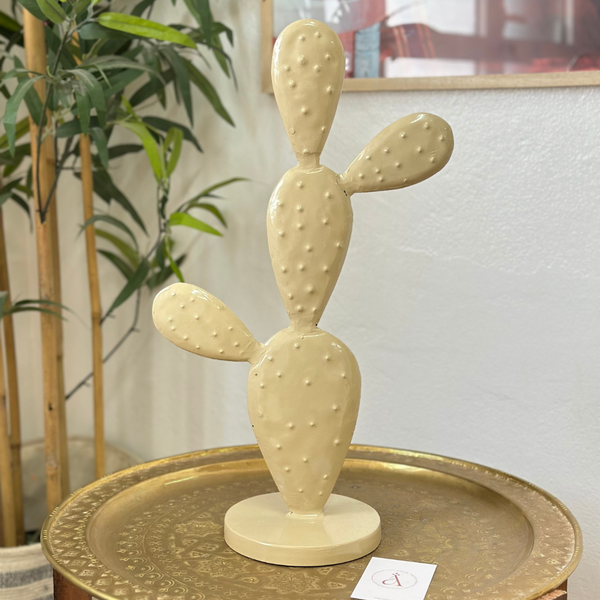 Grand Cactus en métal coloré