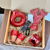 Coffret cadeau artisanal Cactus rouge