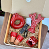Coffret cadeau artisanal Cactus rouge