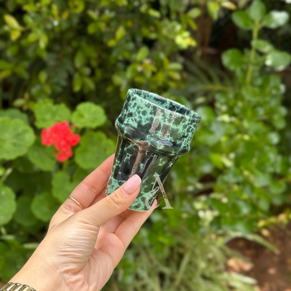 Verre beldi moucheté