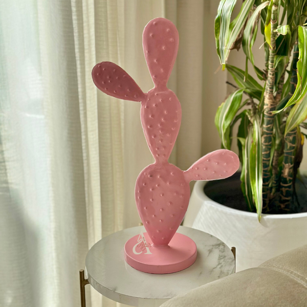 Grand Cactus en métal coloré