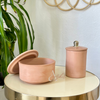 Boite de rangement longue beige nude - Ajbir