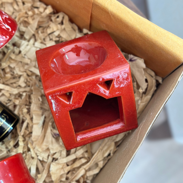 Coffret cadeau artisanal Cactus rouge